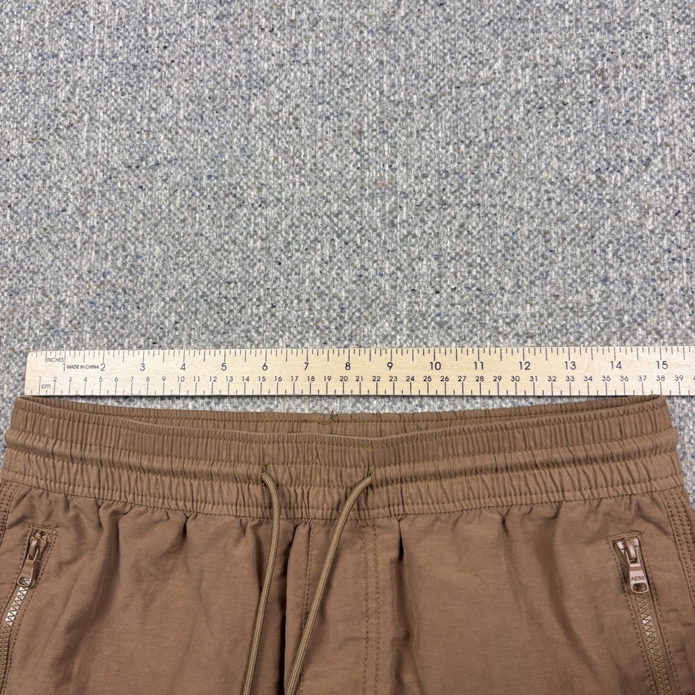 Aeropostale Shorts Mens Small Brown Canvas Cargo Multi Pocket Work Utility - Picture 4 of 8